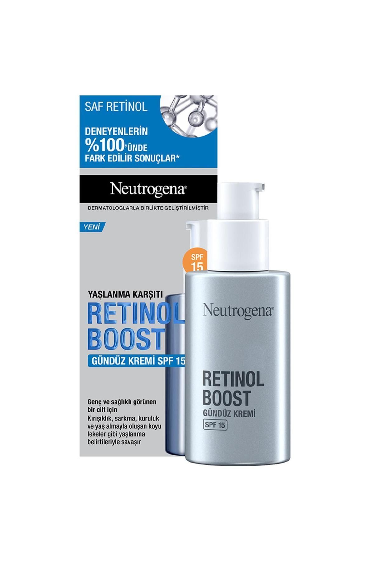 Neutrogena Retinol Boost Yaşlan Ma Karşıtı Gündüz Kremi Spf 15 50 ml