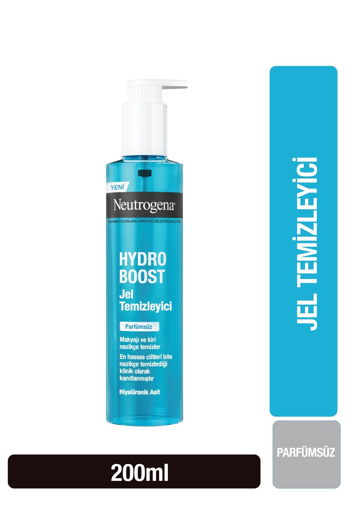 Neutrogena Hydro Boost Water Jel Yüz Temizleyici Parfümsüz 200ml