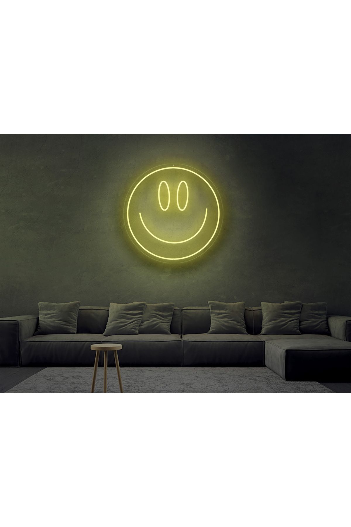 NaturessCo Smile Unicorn Neon Aydınlatma Led Cocuk Odası Parti Dekor Sanat Özel Harf İsim