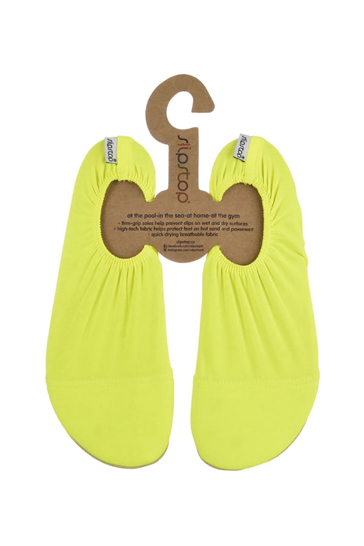 SLIPSTOP Neon Yellow Kadın Deniz Havuz Ayakkabısı