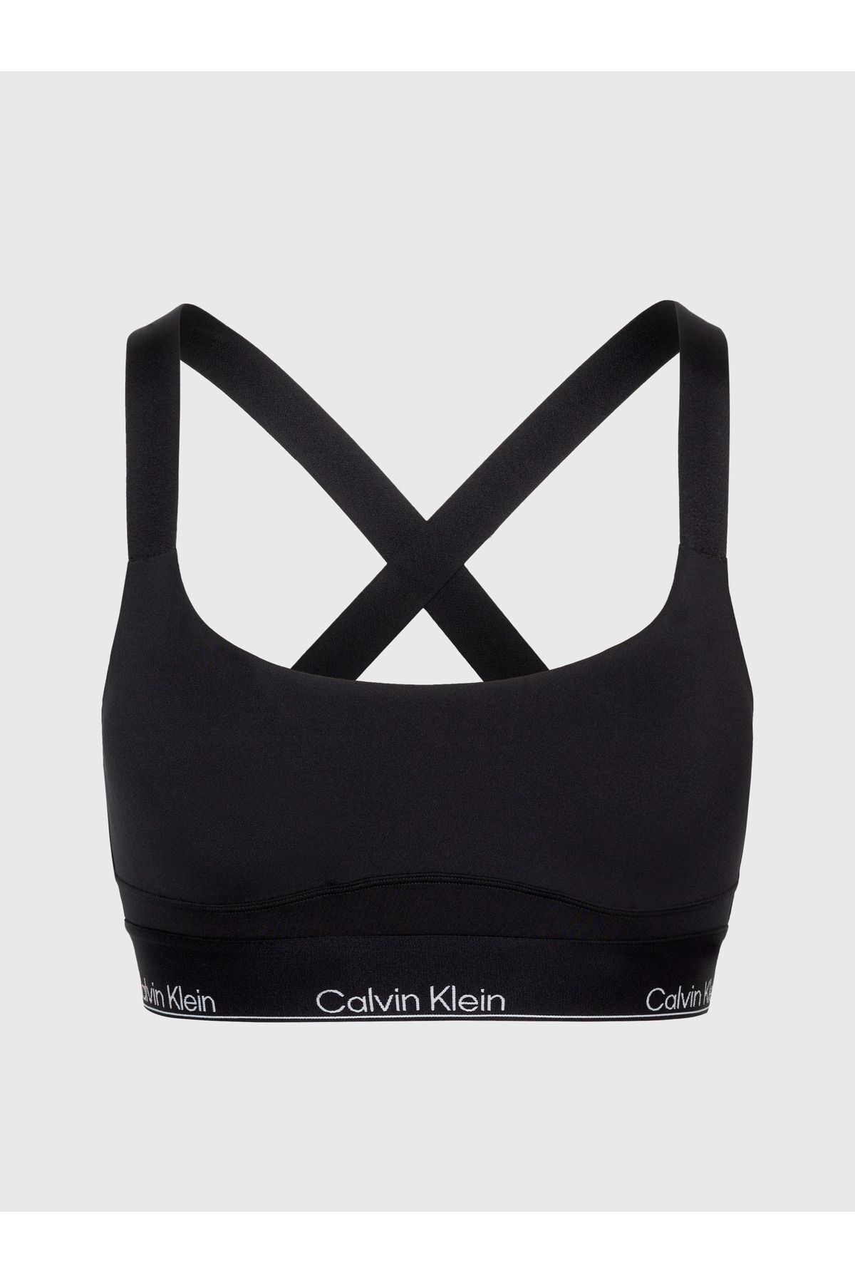 Calvin Klein Kadın Marka Logolu  Ayarlanabilir Askılıı Ayarlanabilir Sırt Kısımlı Nemi Emen Kuru Kumaşlı Çift Örg