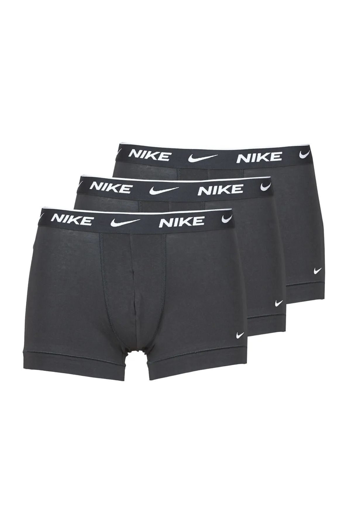 Nike Erkek Nike Marka Logolu Elastik Bantlı Günlük Kullanıma Uygun Siyah Boxer 0000ke1008-ub1