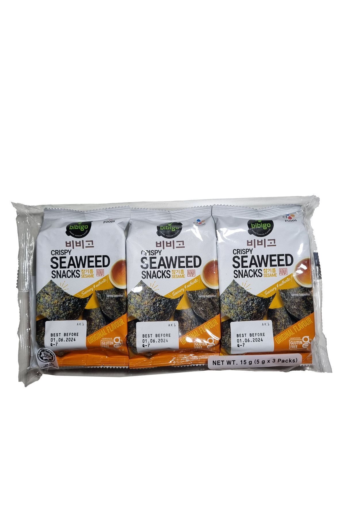 Cj Foods Atıştırmalık Yosun Çerezi Crispy Seaweed Snacks