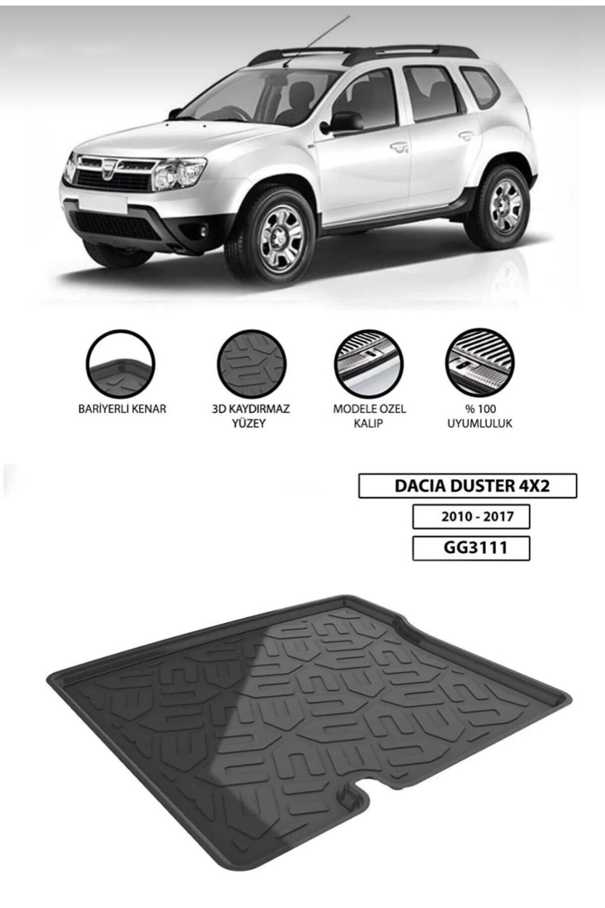 GÜNEŞLİ GARAJ Dacia Duster 4x2 2010- 2017 Bagaj Havuzu Gg3111