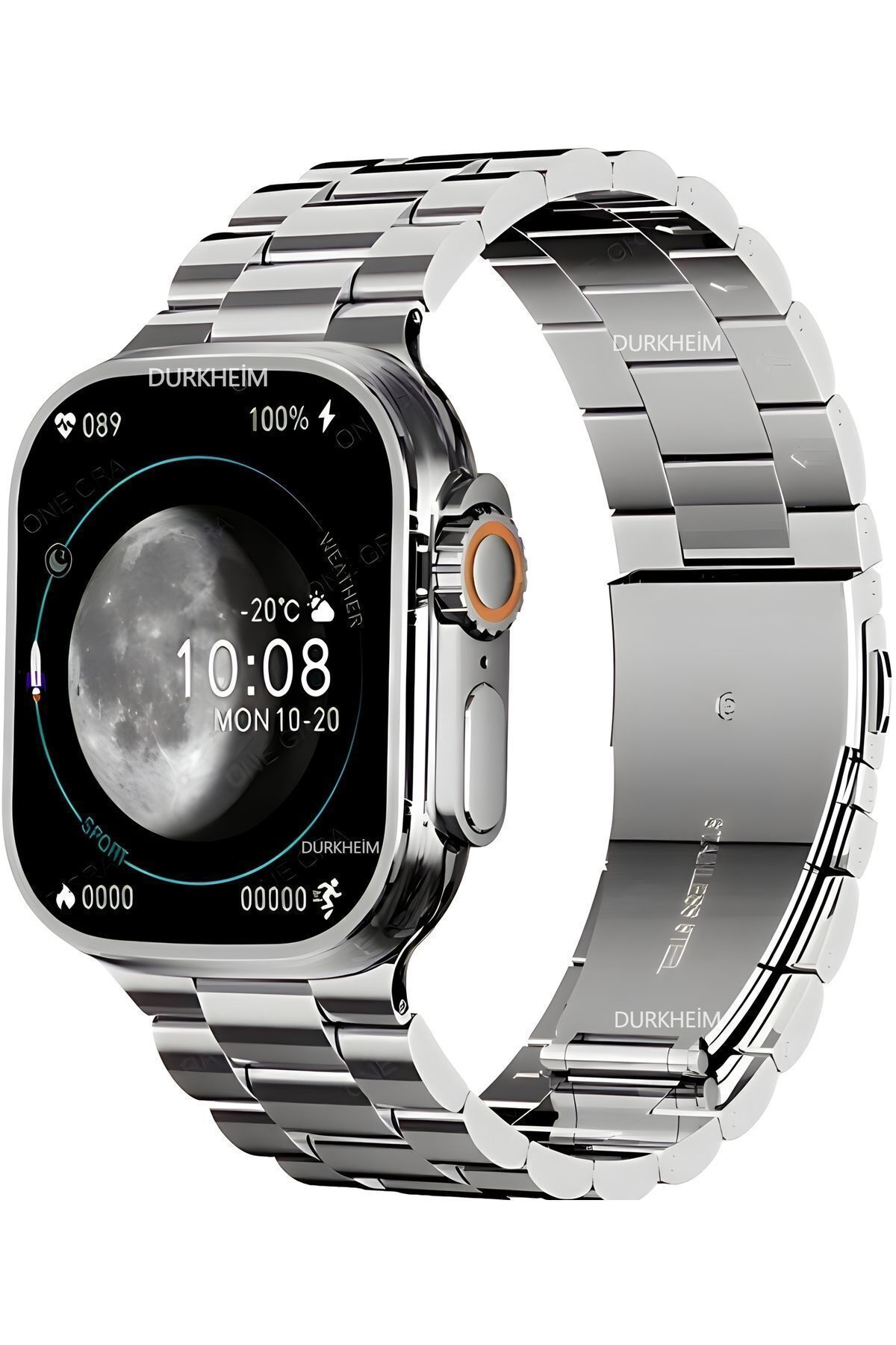DURKHEİM Watch 8 Smart Watch Ultra Samsung Xiaomi Iphone  Uyumlu Apple Uyumlu Akıllı Saat