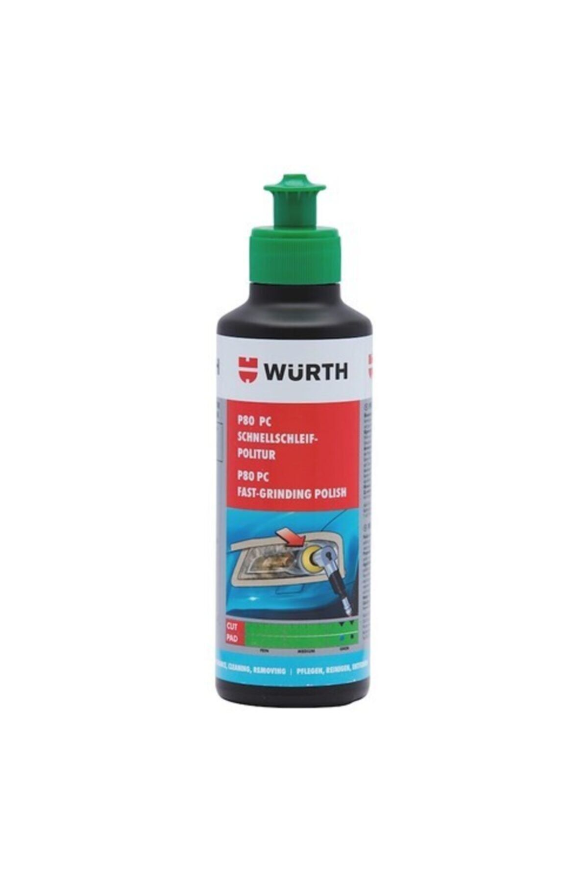 Würth P80 - Far Temizleyici - Aşındırıcı Pasta 250 gr