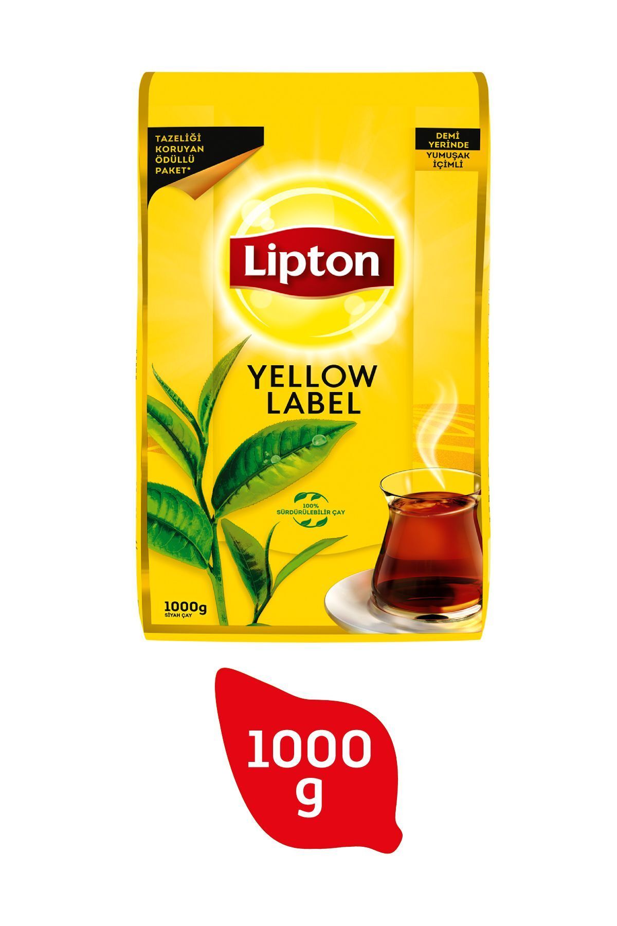 Lipton Yellow Label Loose Dökme Siyah Çay 1000 gr