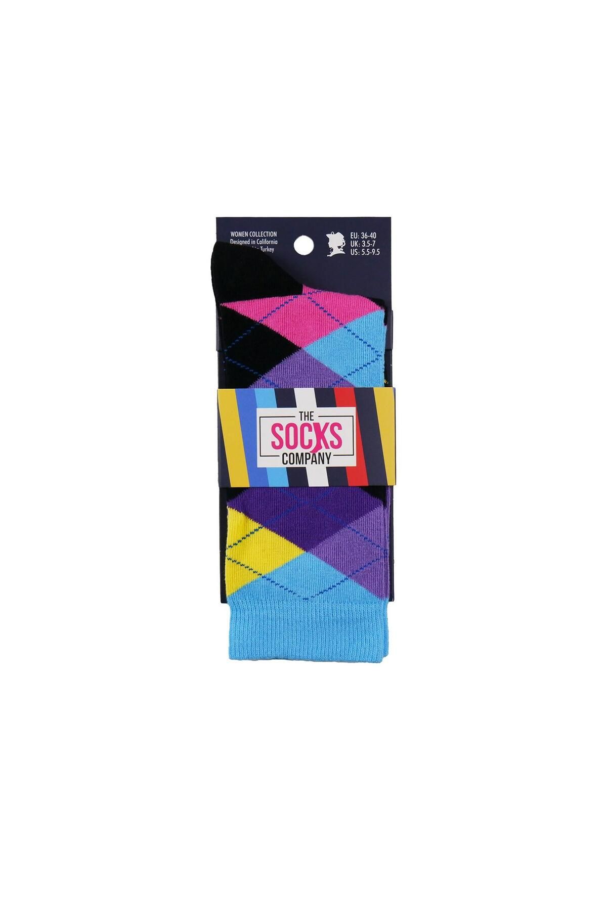 The Socks Company Desenli Kadın Soket Çorap