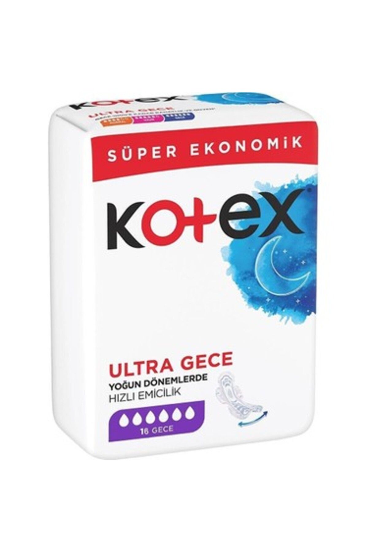 Kotex Ultra Quadro Süper Eko Gece 16 Lı