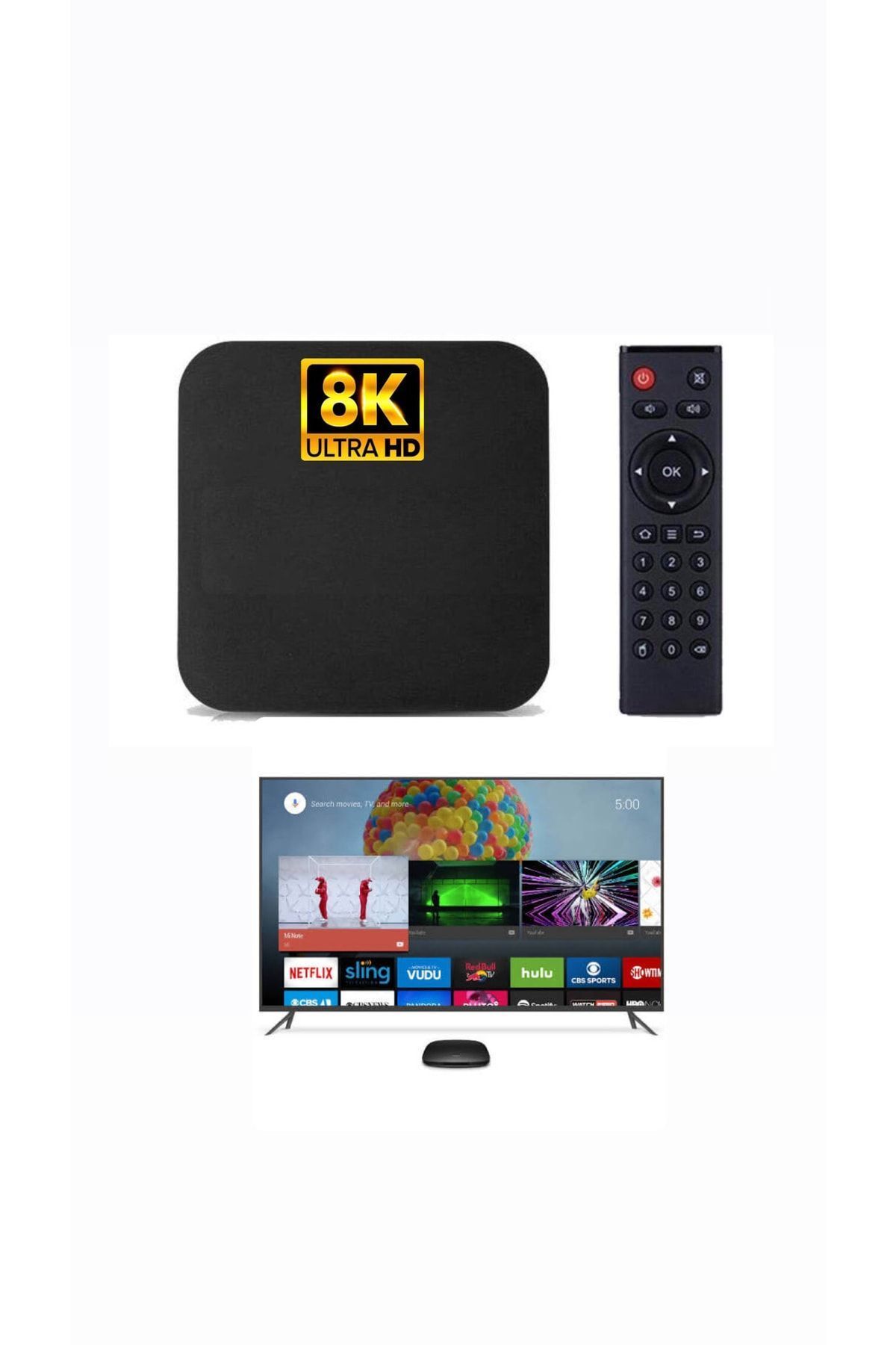 Smart 8k Ultra Hd Android Tv Box - Android Tv Stick - Full Paket Yayın - Tv Box