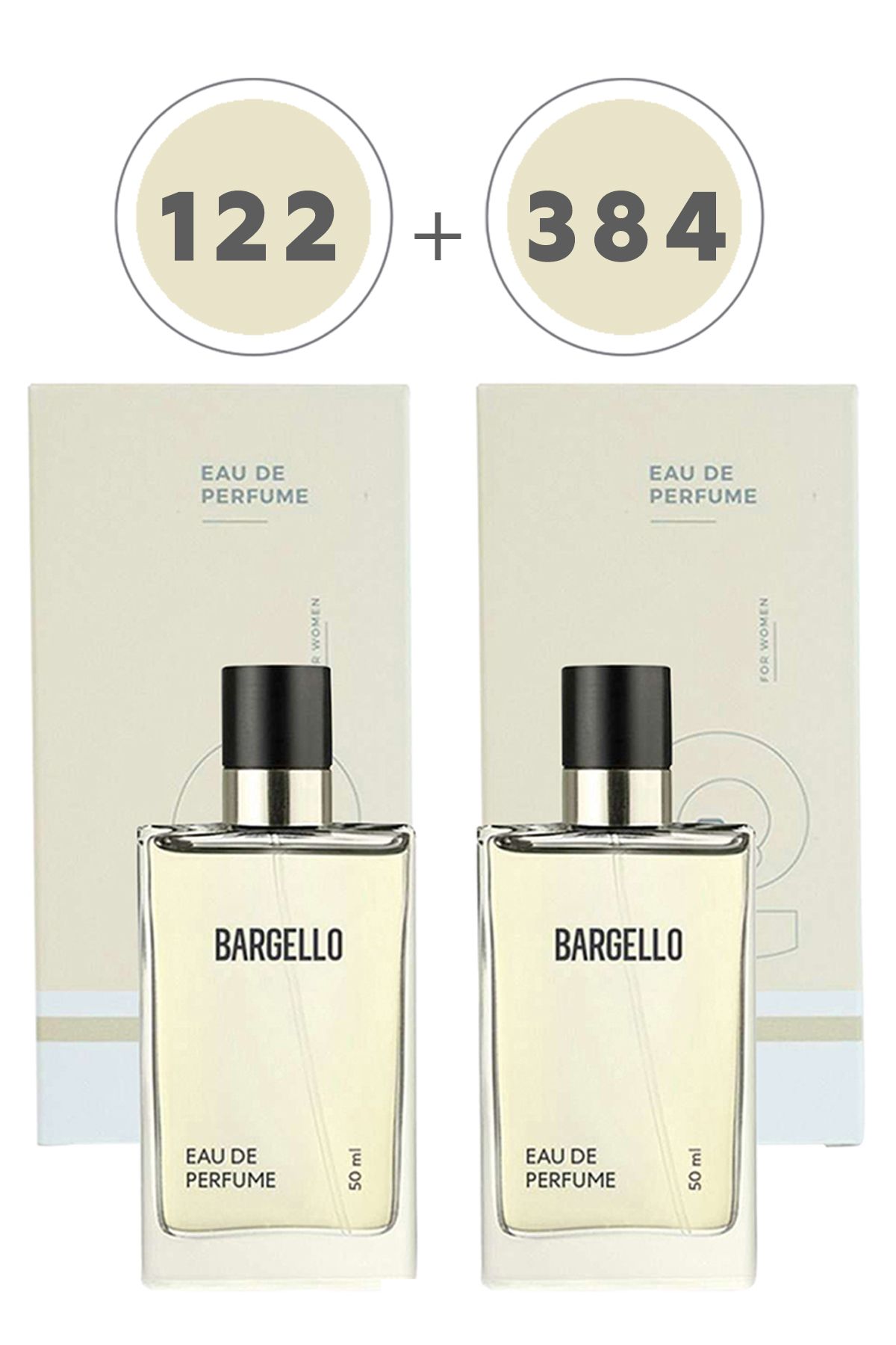 Bargello Kadın Parfüm Seti 122 Oriental 384 Floral 50 ml Edp