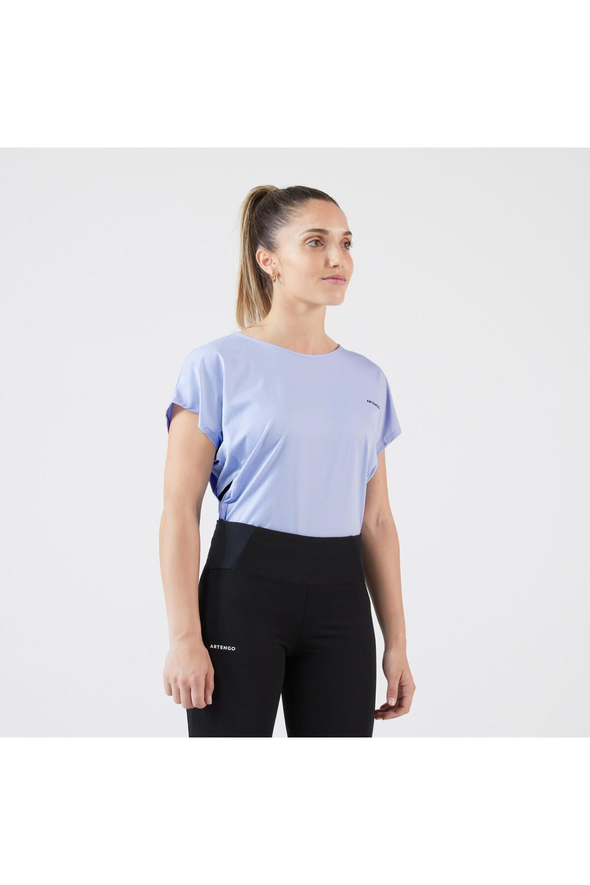 Decathlon Kadın Tenis Tişörtü - Mavi - Dry 500