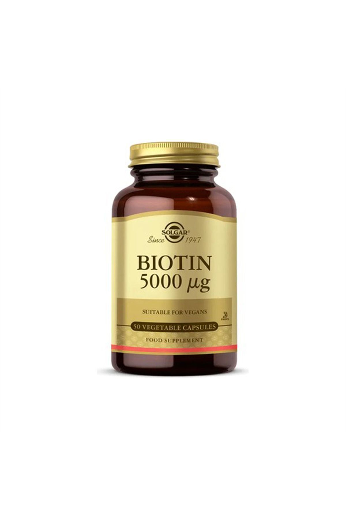 Solgar Biotin 5000 Mg 50 Kapsül