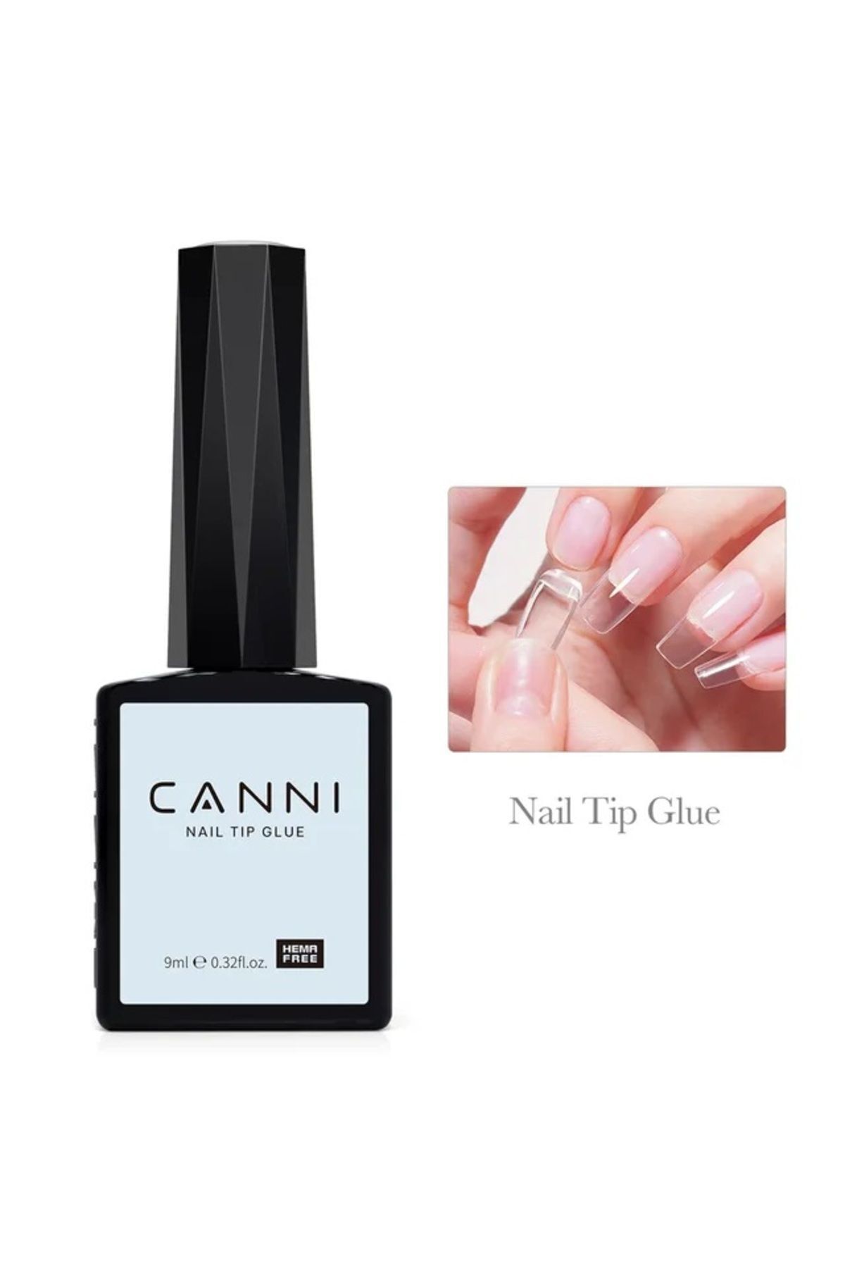 Canni Hema Free Nail Tip Glue 9ml Soft Jel Tips Yapıştırıcı