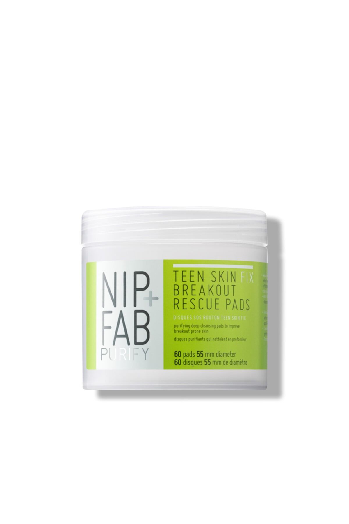 NIP+FAB Teen Skin Fix Temizleyici Yüz Pedi 80 ml