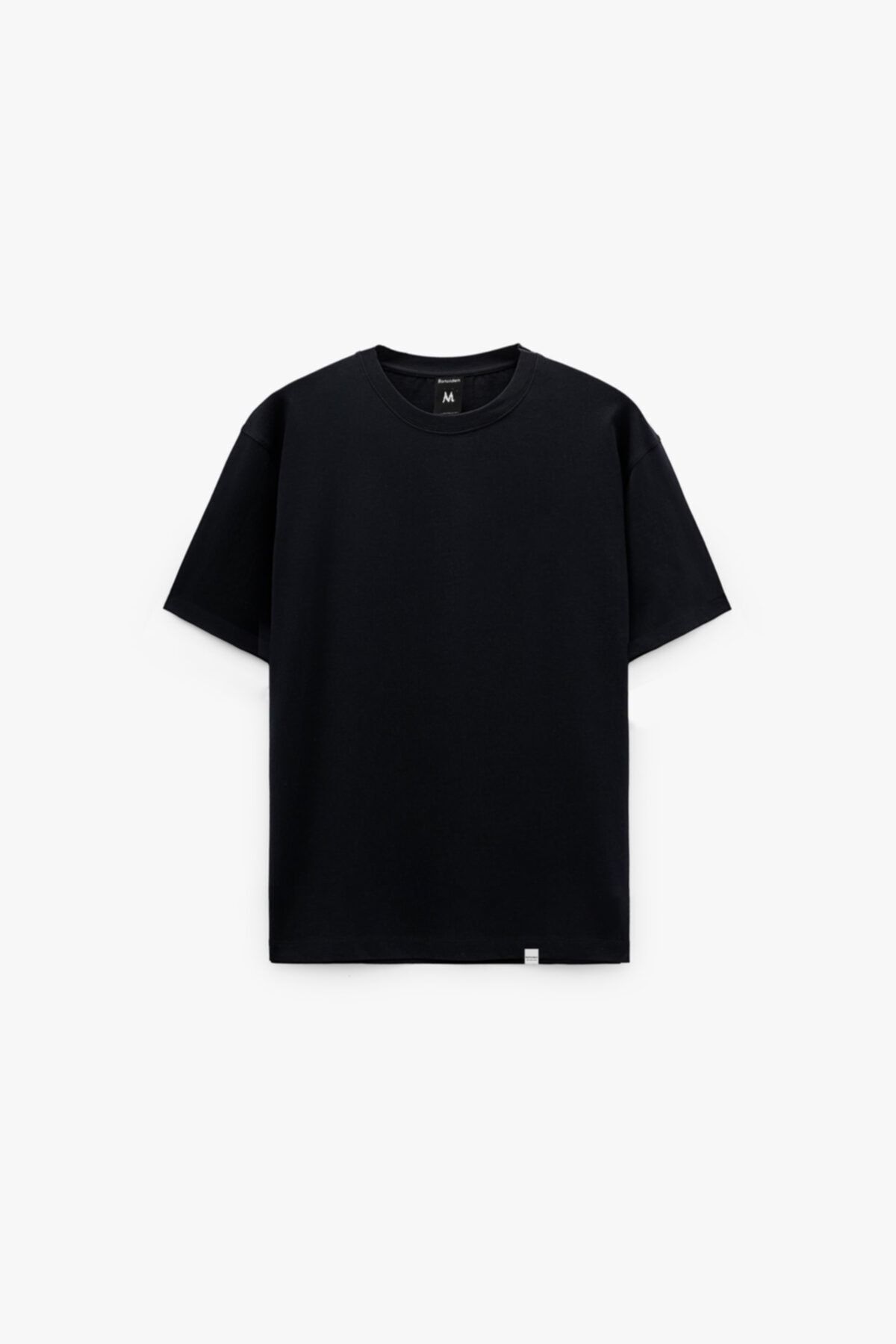 Rafolden Unisex Siyah Basic T-Shirt