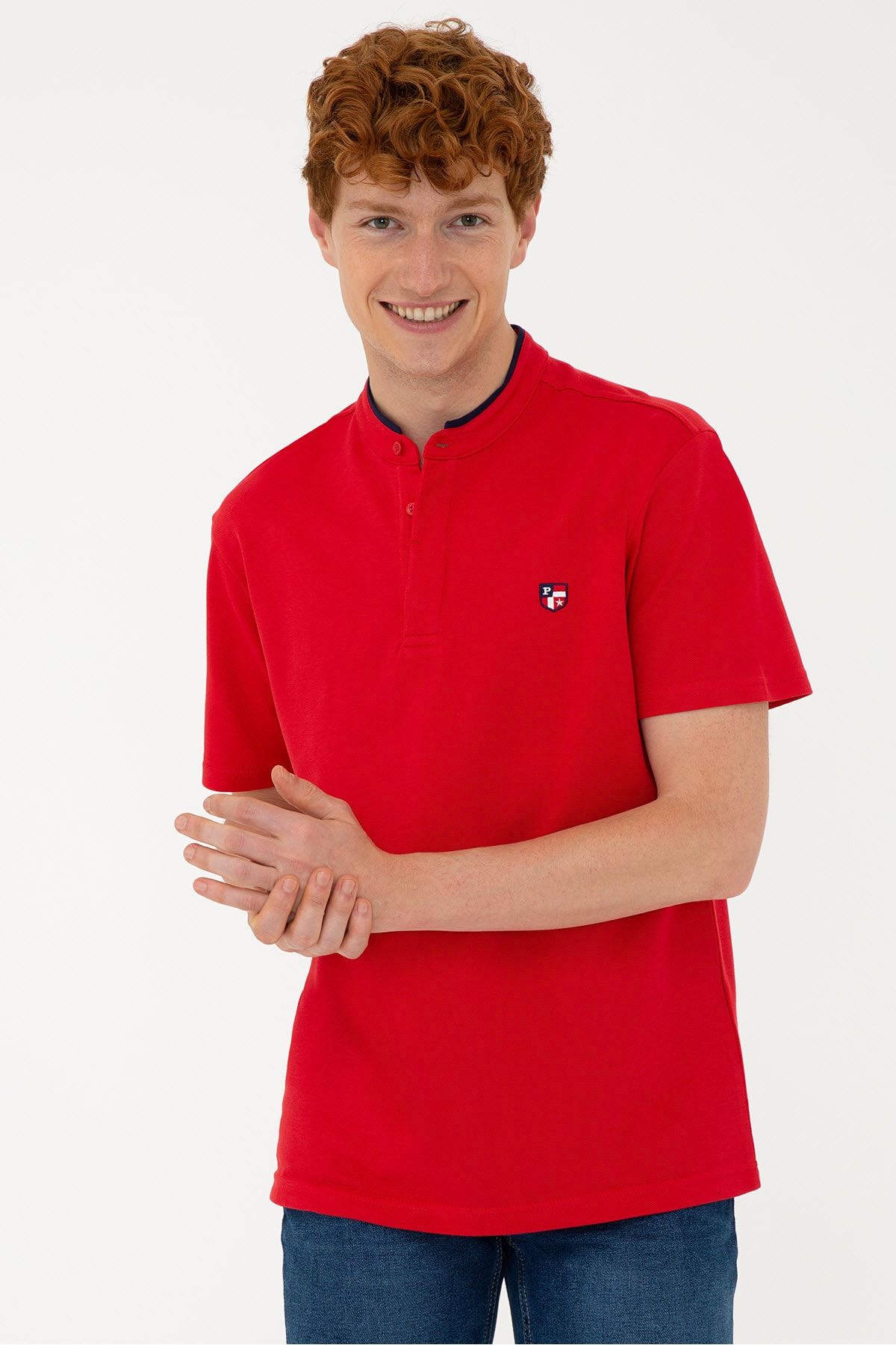 U.S. Polo Assn. Kırmızı Erkek T-Shirt