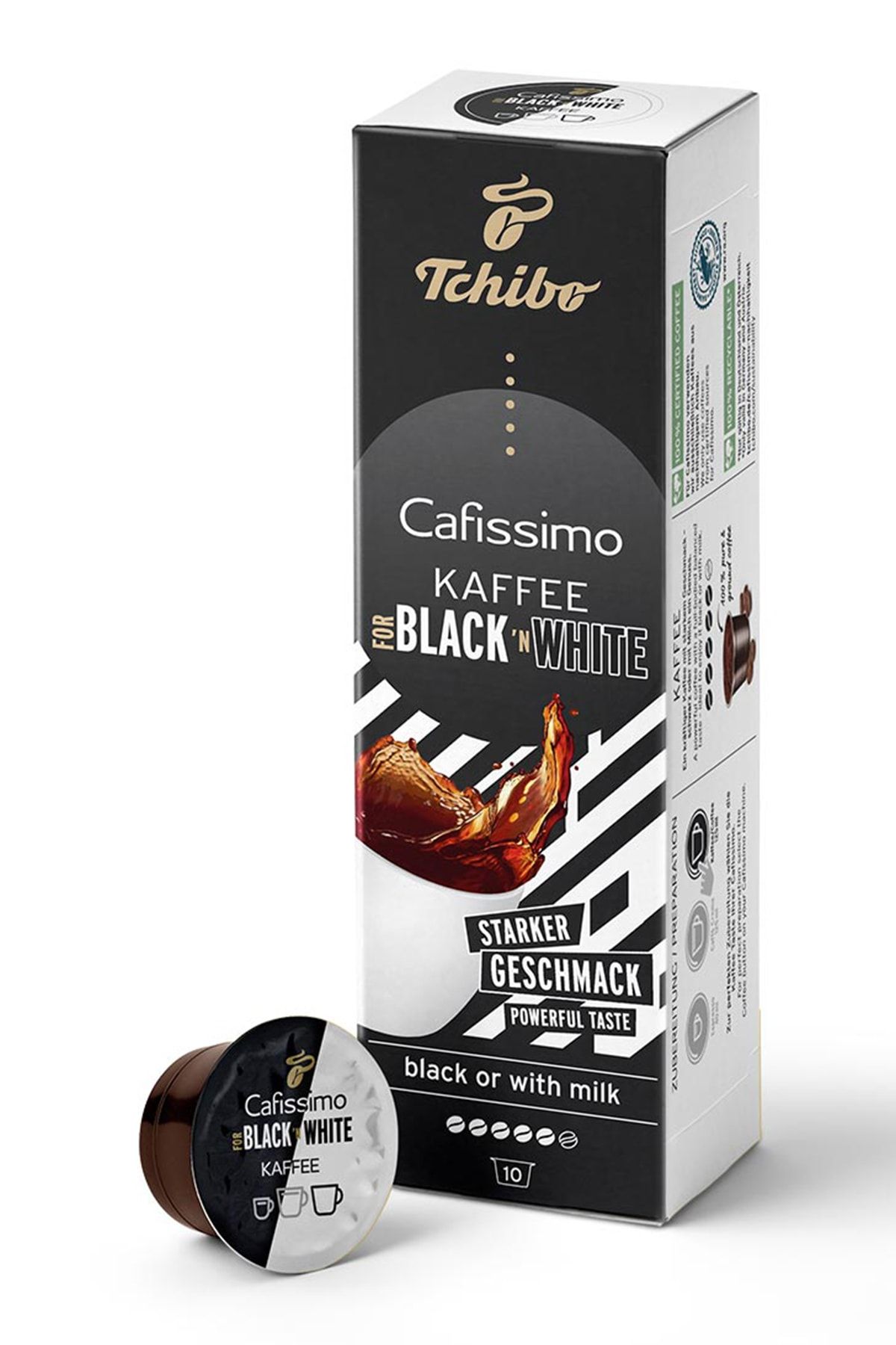 Tchibo Cafissimo Black'N White 10 Adet Kapsül Kahve