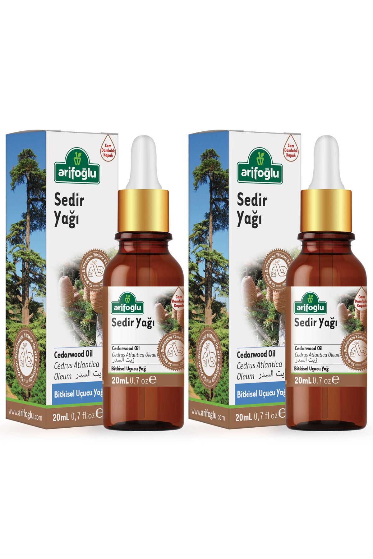Arifoğlu Sedir Yağı 20ml 2 Li Set