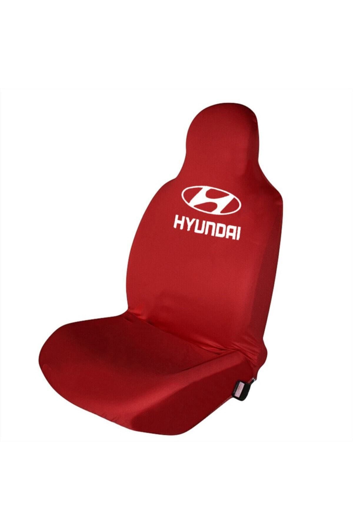 Hyundai Kırmızı Koltuk Servis Kılıfı Ön Ve Arka 4 Parça Takım