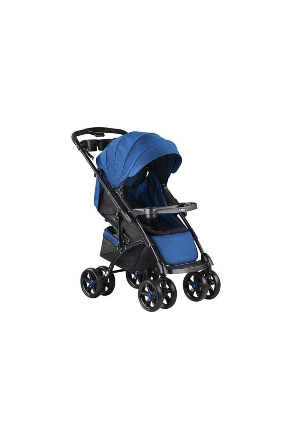 Babyhope Bh-609 Polo Çift Yönlü Bebek Arabası - Mavi