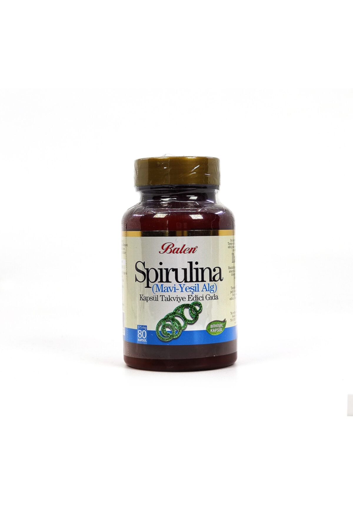 Balen Spirulina Mavi-yeşil Alg Hapı 80 Kapsül X 375 mg