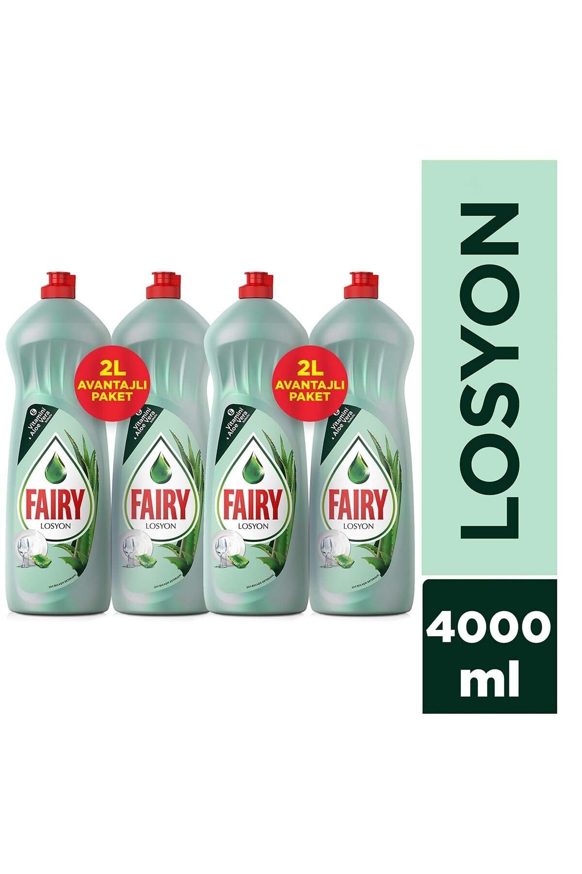 Fairy 4 adet 1000 ml Sıvı Bulaşık Deterjanı Losyonlu