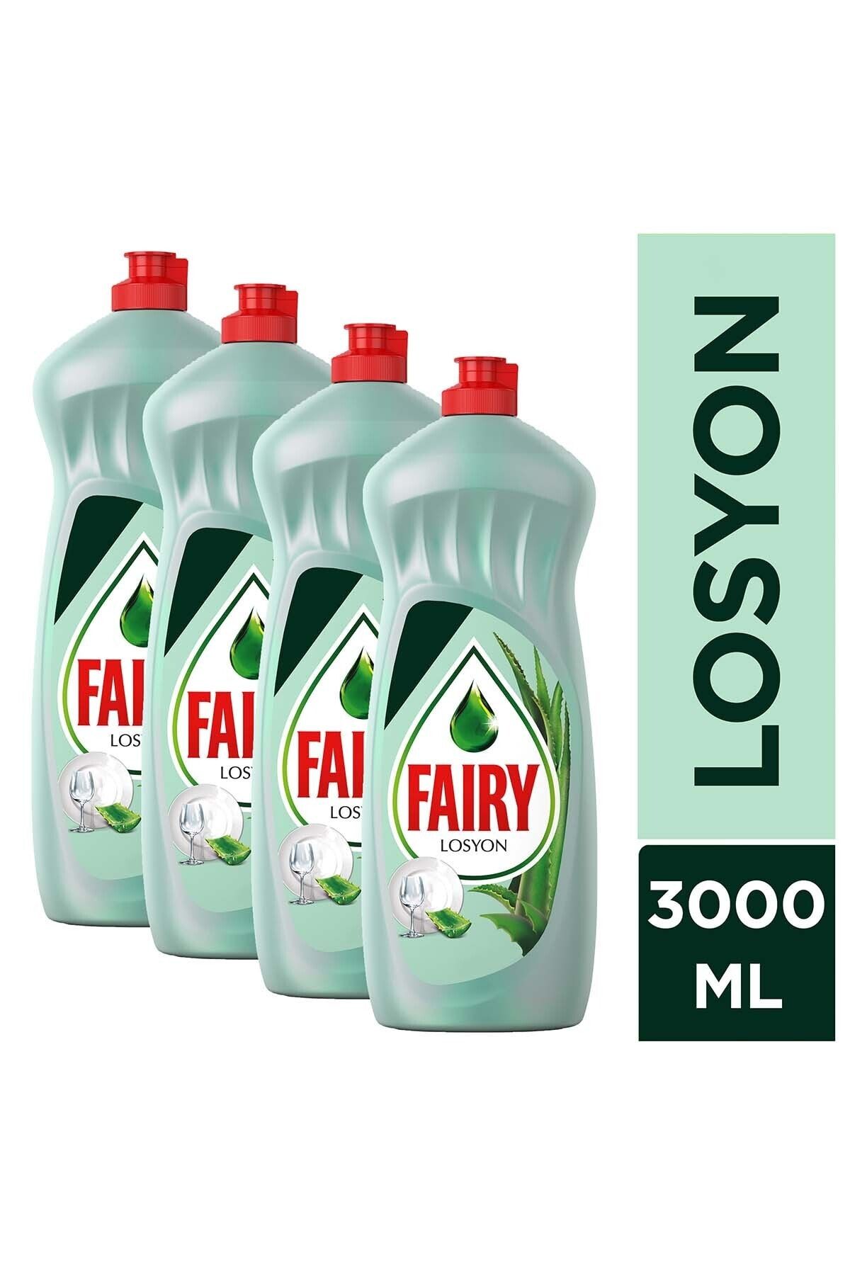 Fairy 750 Ml Sıvı Bulaşık Deterjanı Losyonlu X4