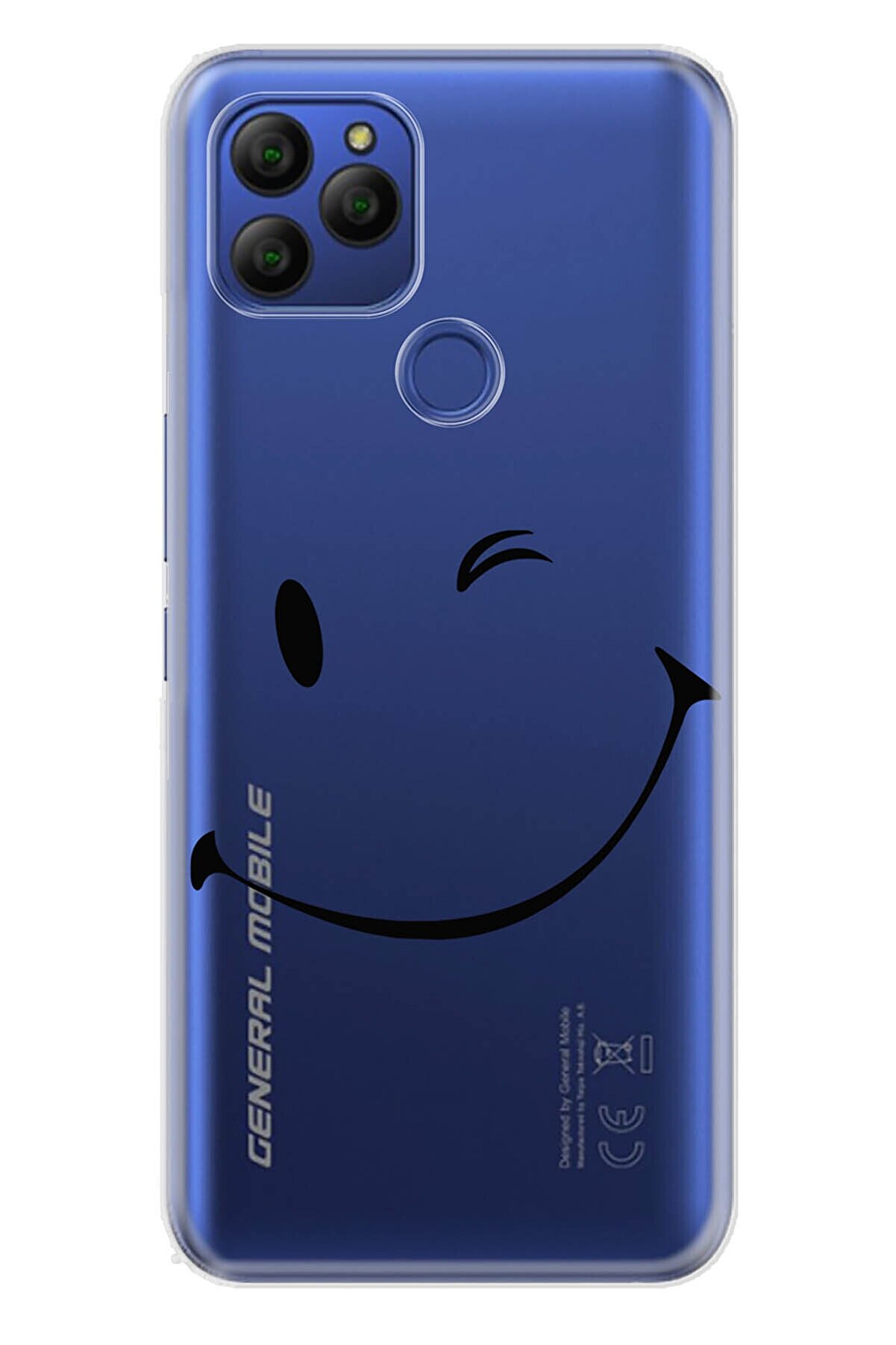 Cekuonline General Mobile Gm 21 Kılıf Desenli Trend Silikon Kapak - Smile