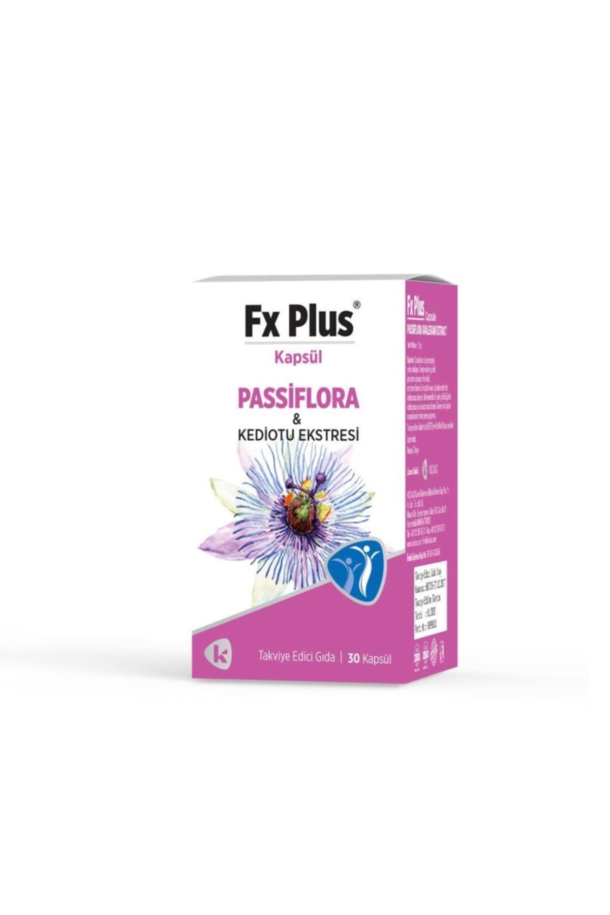 FX PLUS Passiflora Ve Kediotu Ekstresi 30 Kapsül