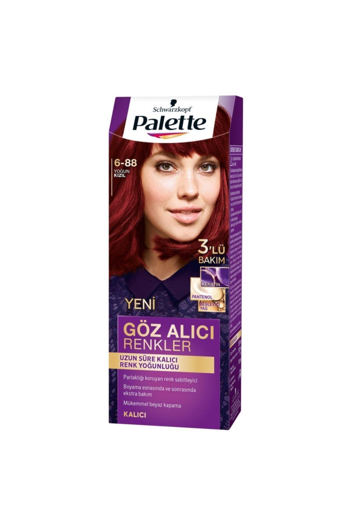 Palette Göz Alıcı Renkler 6.88 Yoğun Kızıl