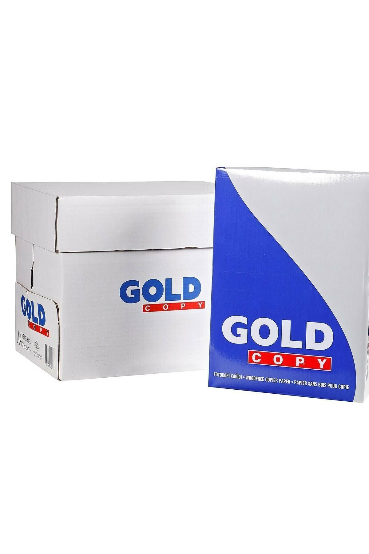 Gold Copy A4 Fotokopi Kağıdı 80 gr 1 Koli 5 Paket 2500 Sayfa