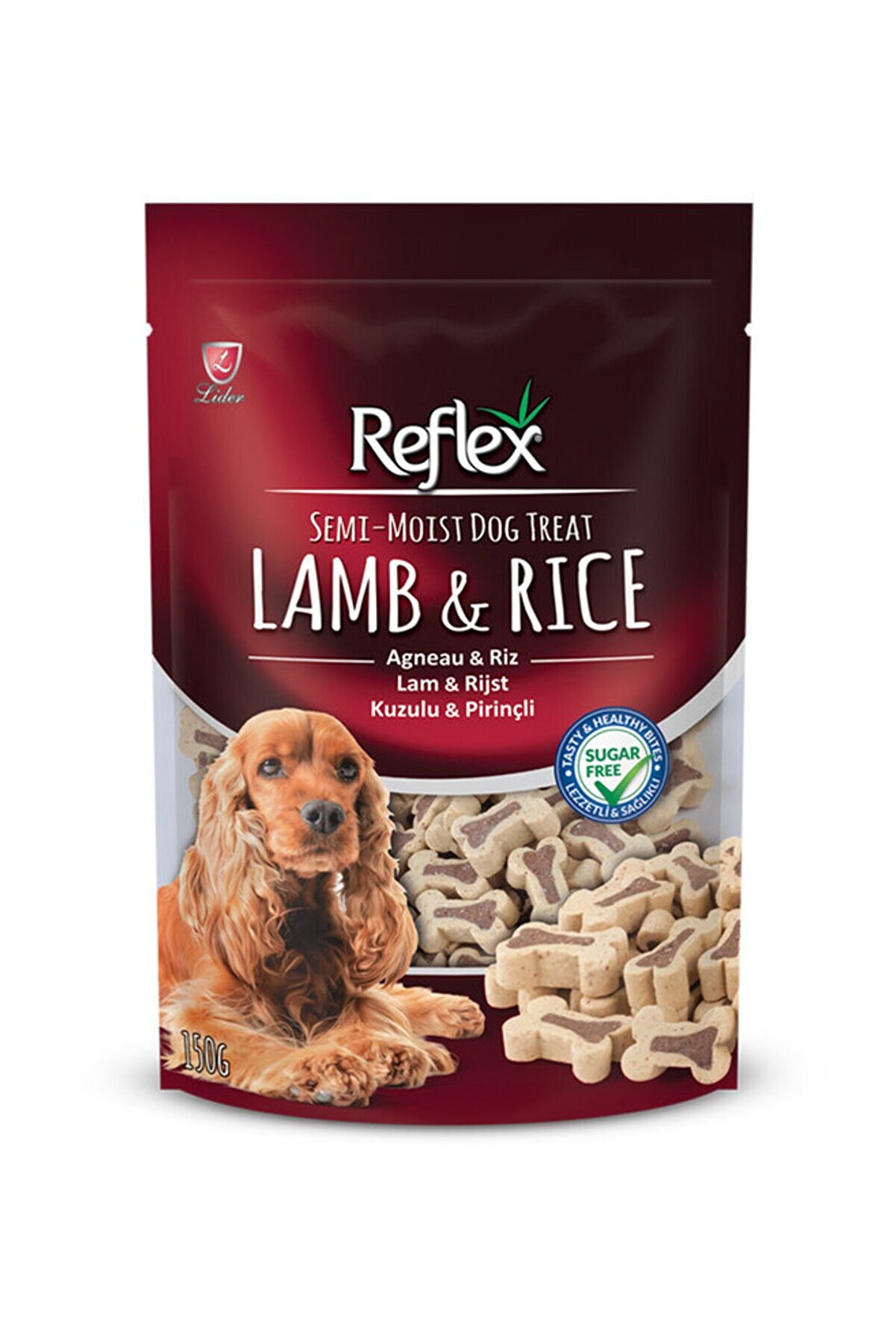 Reflex Plus Kuzu Etli Ve Pirinçli Küçük Irk Köpek Ödülü 150 gr