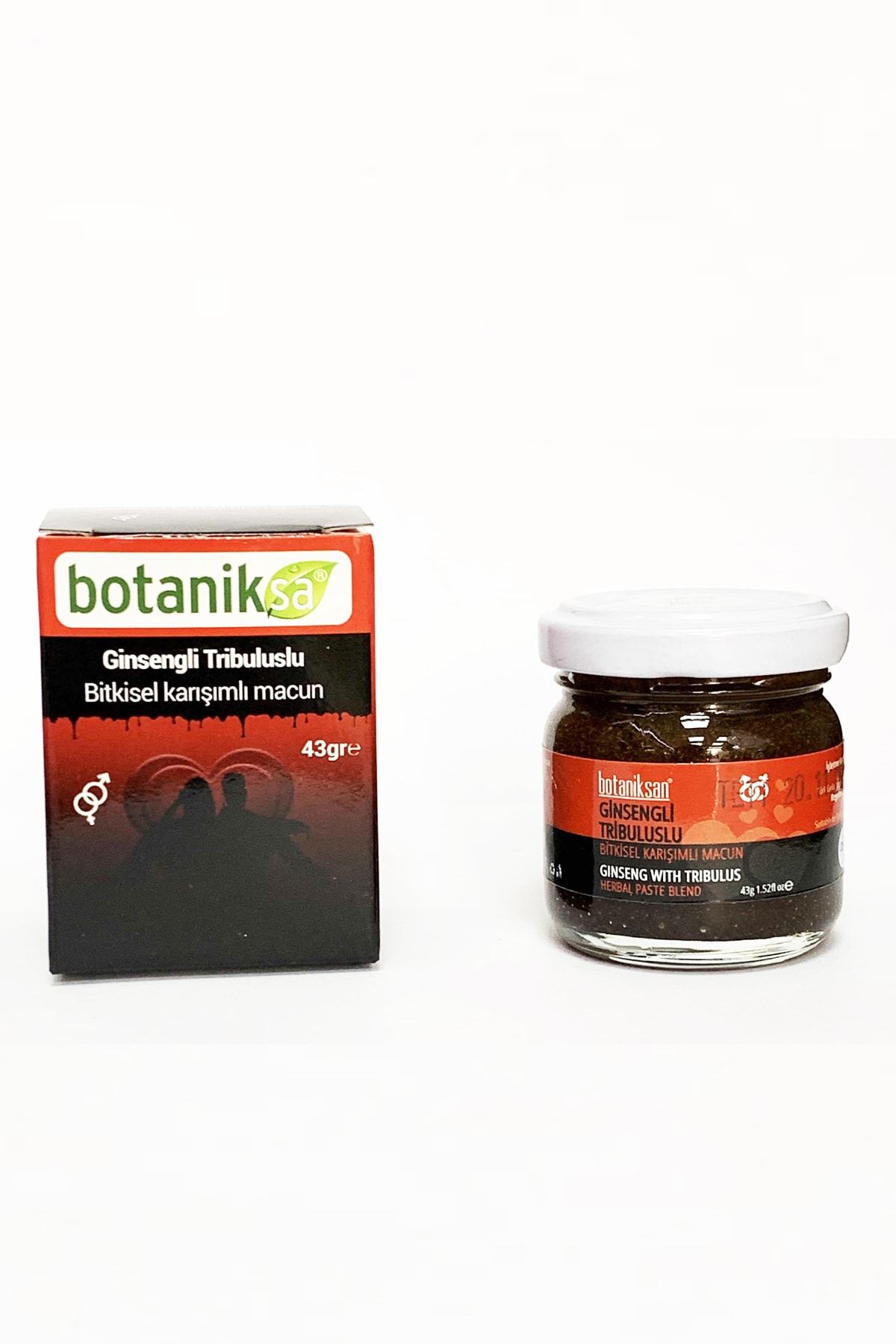 botaniksan Ginsengli Tribuluslu Macun 43gr Botanik Macun