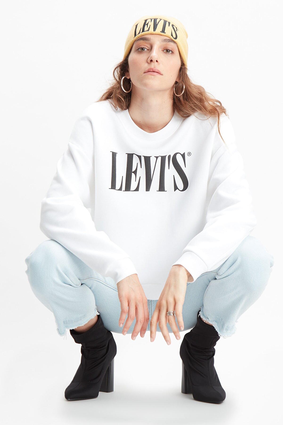 Levi's Kadın Graphic 90's Serif Sweatshirt 85283-0000