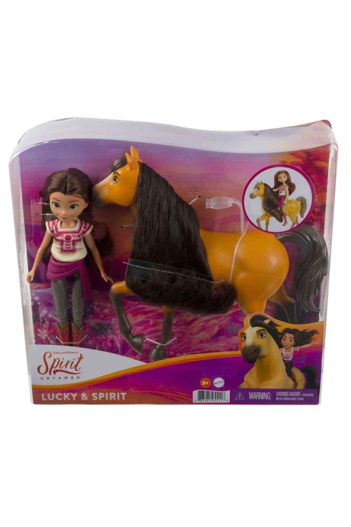 Mattel Spirit - Bebek Ve Güzel Atı Oyun Seti Gxf20 - Lucky &amp; Spirit