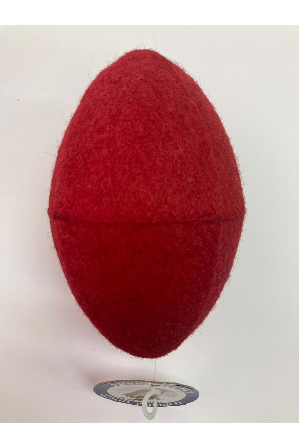 Purrfect Purrrfect Pet Oval Oyun Topu Kırmızı 16cm X 9cm Keçe Kaplı 1ad.