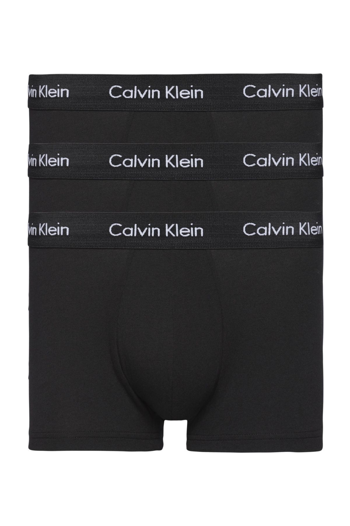 Calvin Klein Erkek Marka Logolu Elastik Bantlı Günlük Kullanıma Uygun Siyah Boxer U2664g-xwb