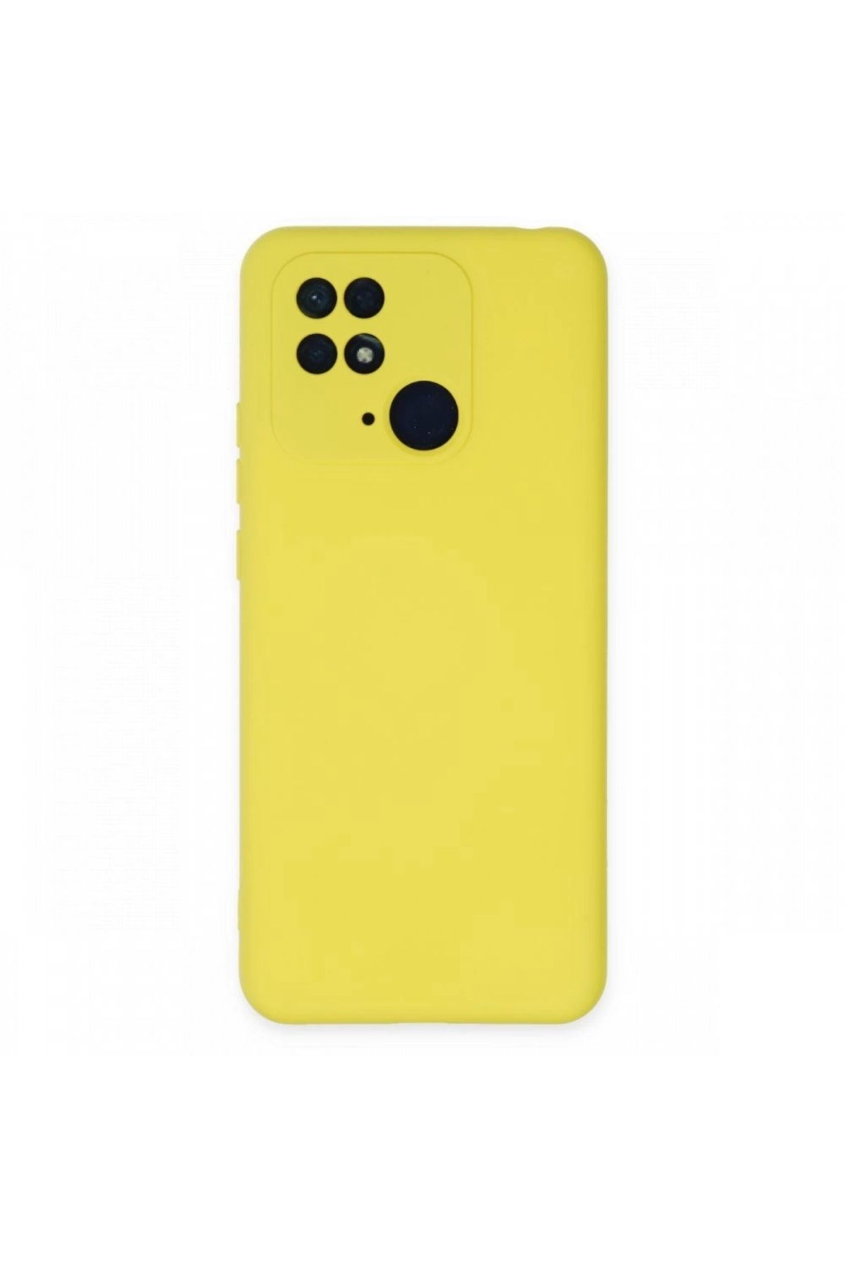 Lisinya Xiaomi Poco C40 Kılıf Nano İçi Kadife  Silikon - Ürün Rengi : Pudra - Lisinya