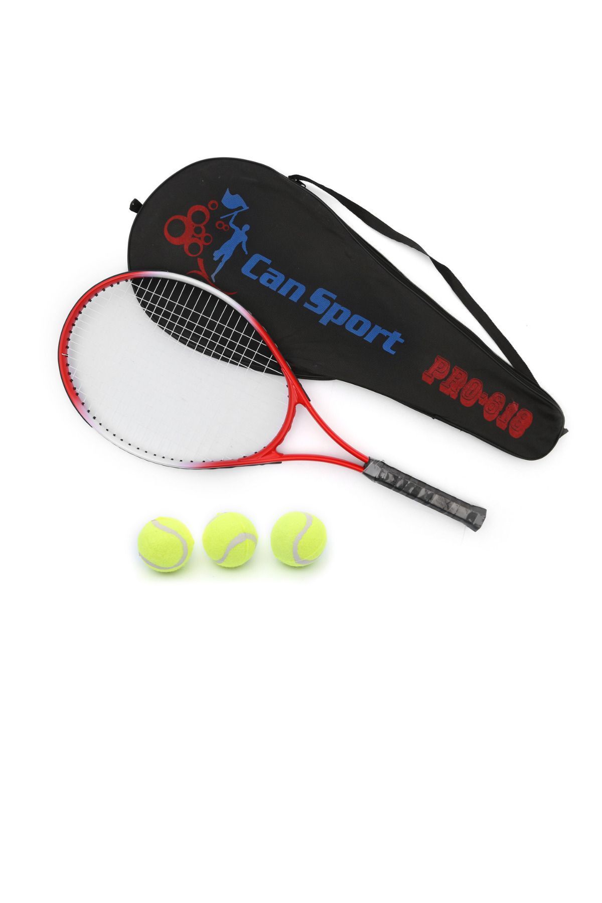 İMVULA Yetişkin Kort Başlangıç Seviye Tenis Raketi Seti Taşıma Çantası