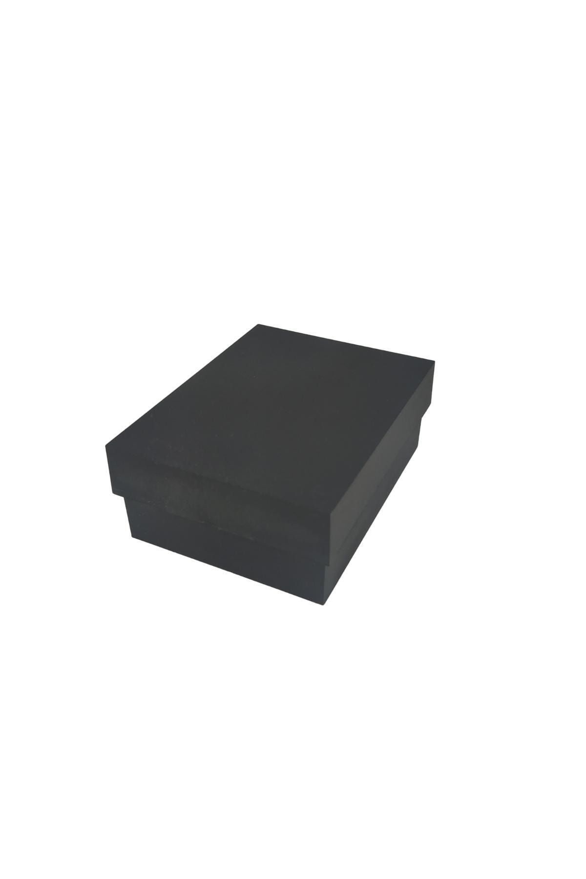 ÖZER KUTU Siyah Plastik (mika) Kolye & Mini Set Kutusu (içi Süngerli) 24 Lü Paket