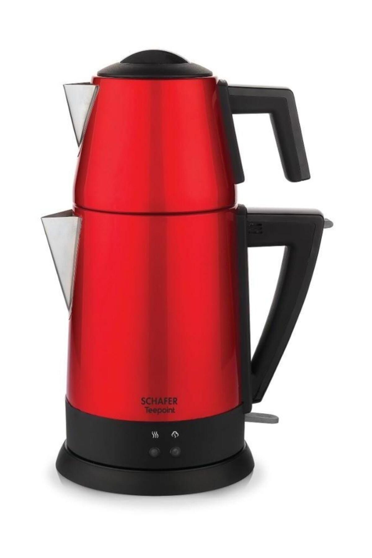 Schafer Teepoint Elektrikli Çay Makinesi Kırmızı Kmz01