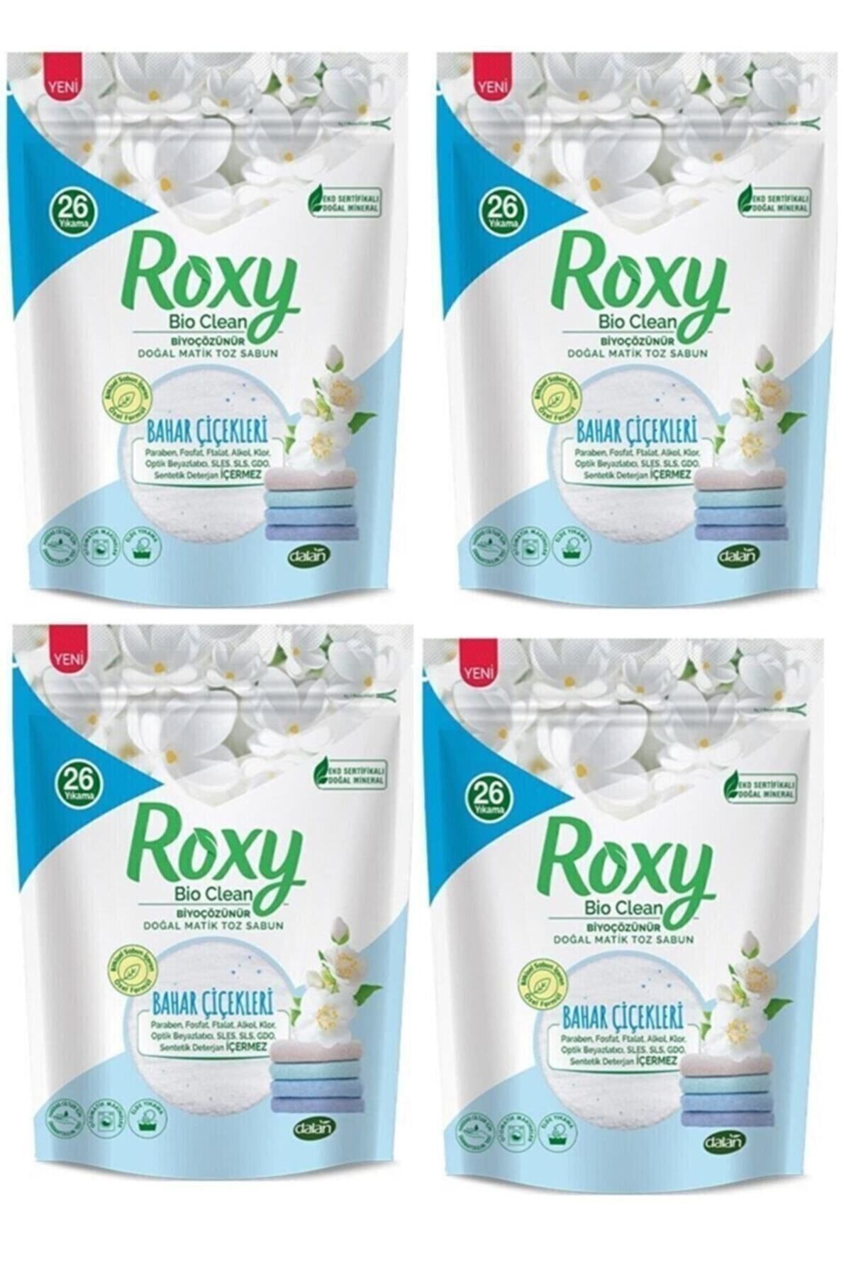 Dalan Roxy Bio Clean Matik Toz Sabun Bahar Çiçekleri 800 gr X 4 Adet