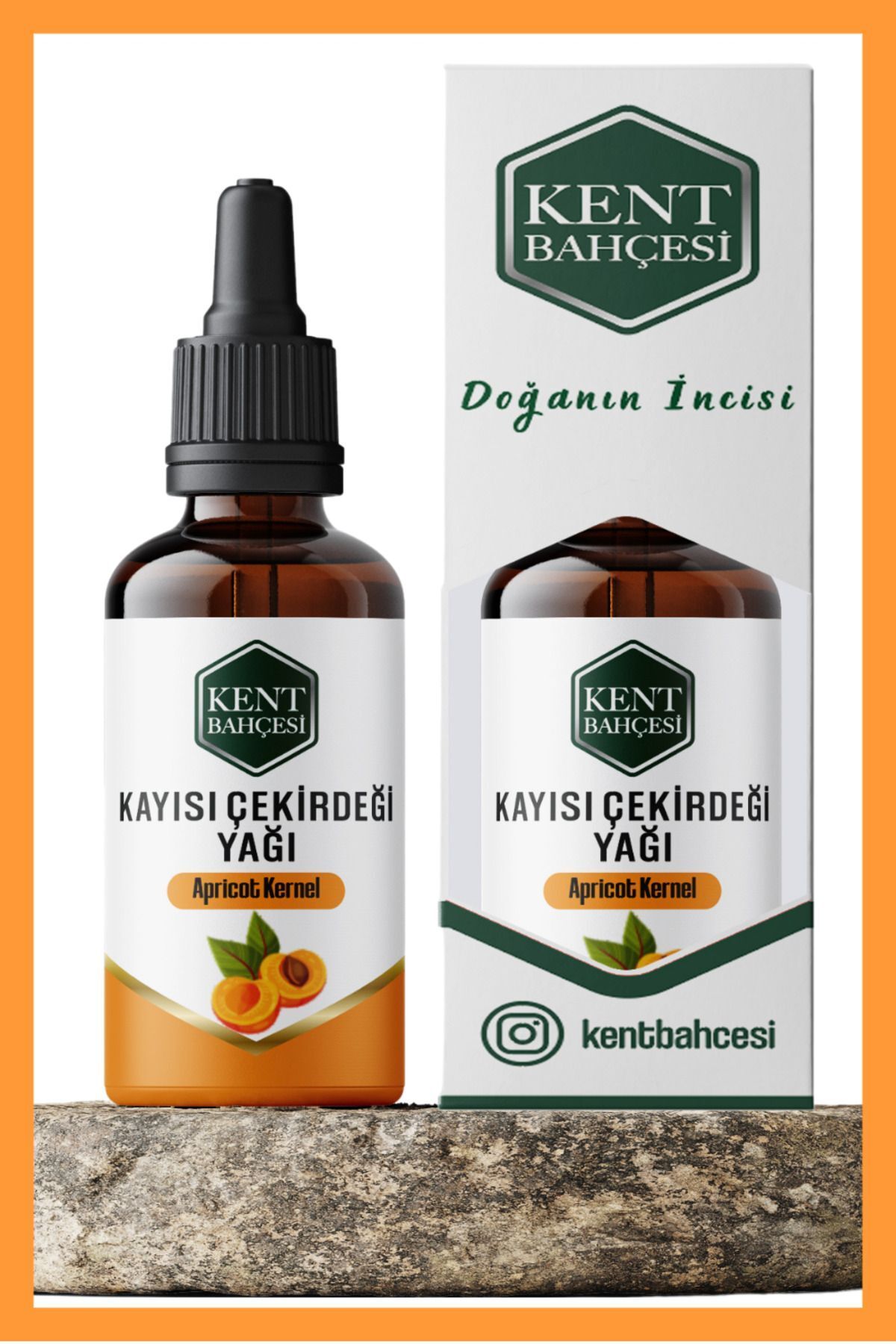 KENT BAHÇESİ Kayısı Çekirdeği Yağı 100 ml %100 Saf Doğal Ve Katkısız Soğuk Sıkım Cold Press Appricot Kernel Oil