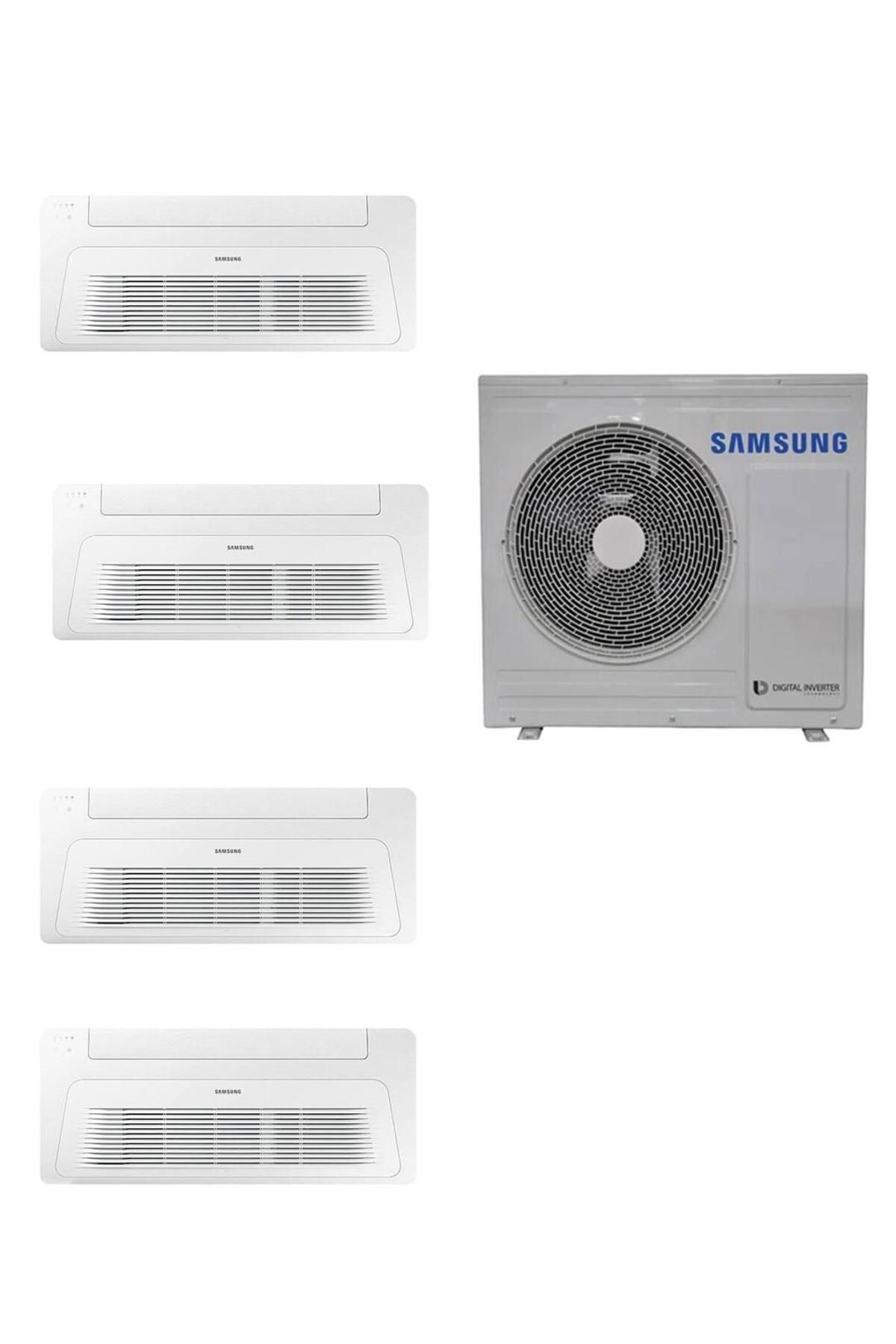 Samsung Wind Free Multi Tek Yön Kaset 1+4 Sistem (AJ100TXJ5KH/EA) 9+9+12+12 Btu 10 kw Dış Ünite