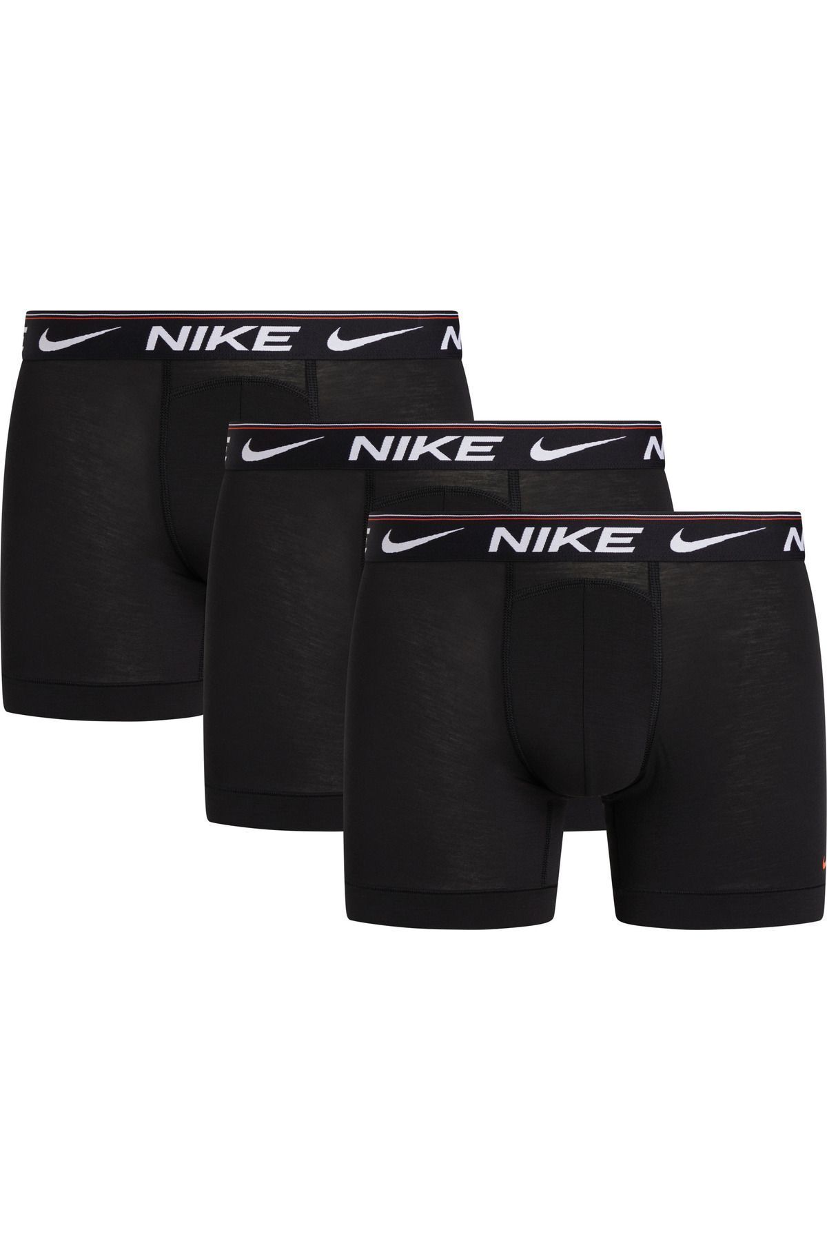 Nike Erkek Marka Logolu Elastik Bantlı Günlük Kullanıma Uygun Siyah Boxer 0000KE1256-KP3