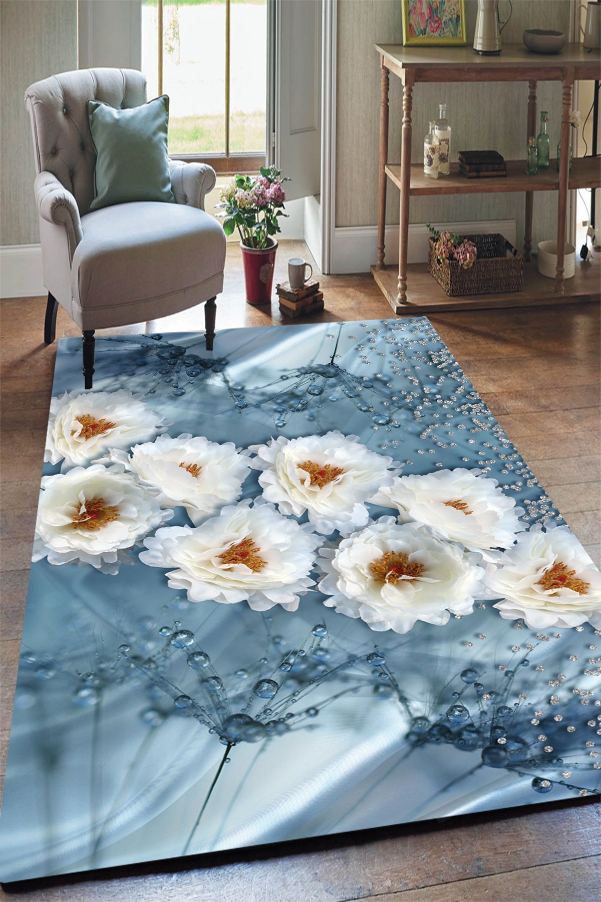 Yürük Home WELSOFT KUMAŞ YRK114 MODELİ LASTİKLİ HALI ÖRTÜSÜ