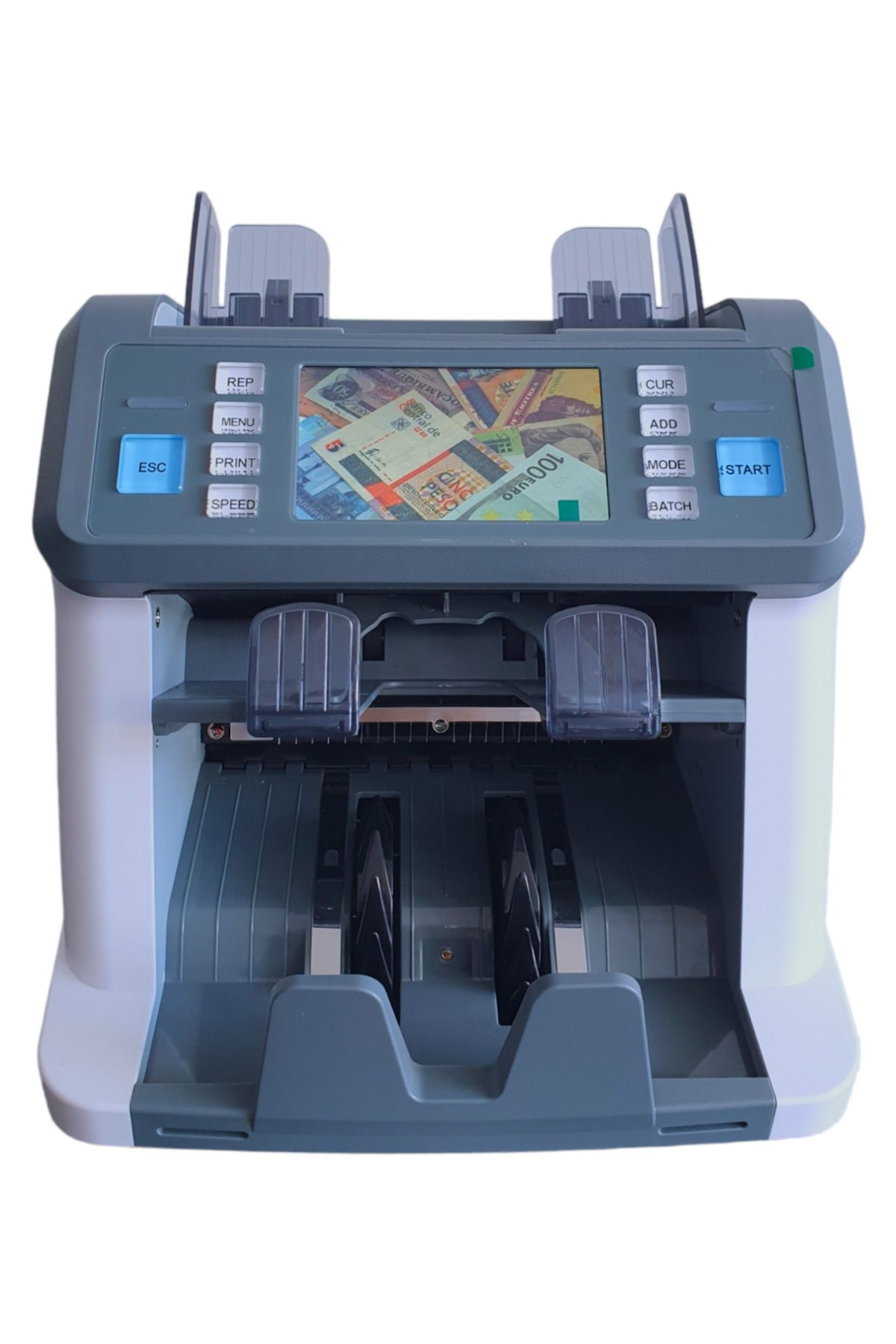 sigmapro Sigma SC 955A Geçersiz Banknot Kontrollü Çift CIS'lı Otomatik Ülke Tanımalı Para Sayma Makinesi