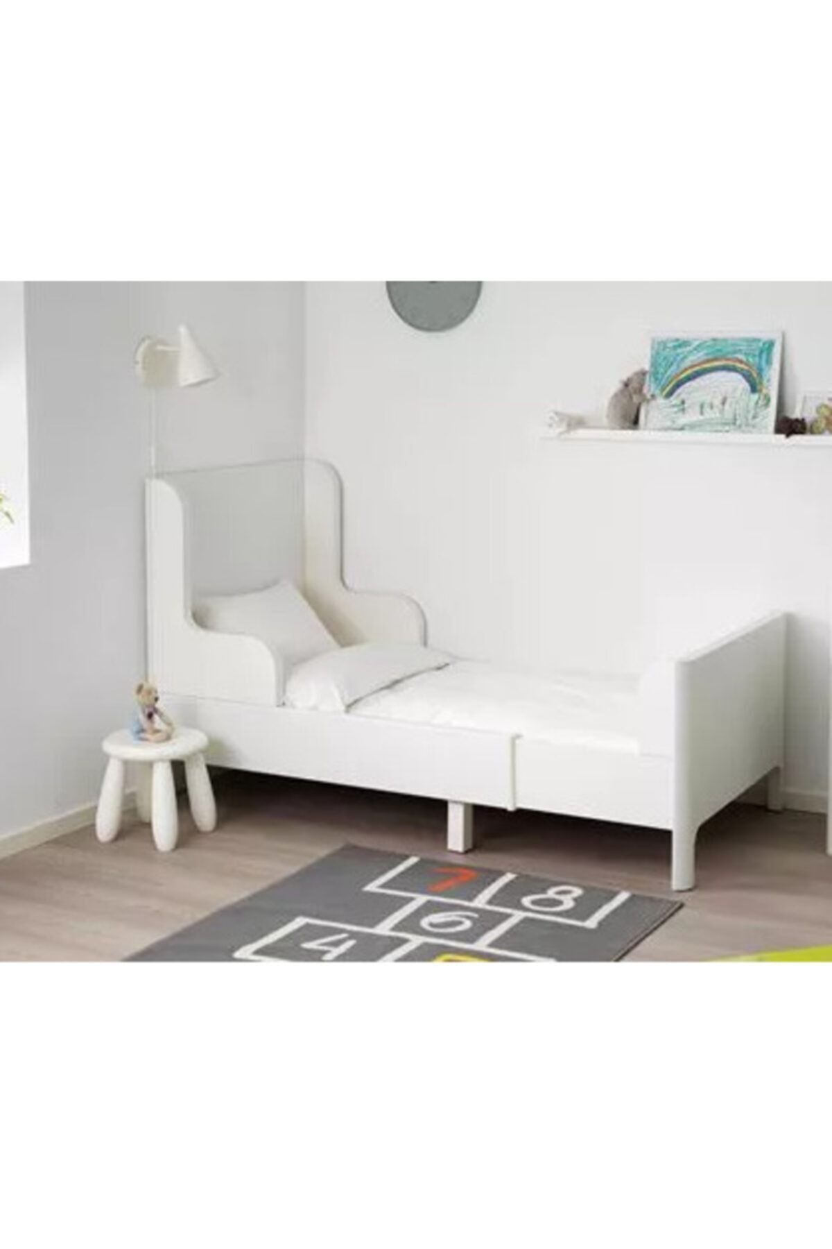 IKEA Busunge Uzayabilen Çocuk Karyolası, Beyaz
