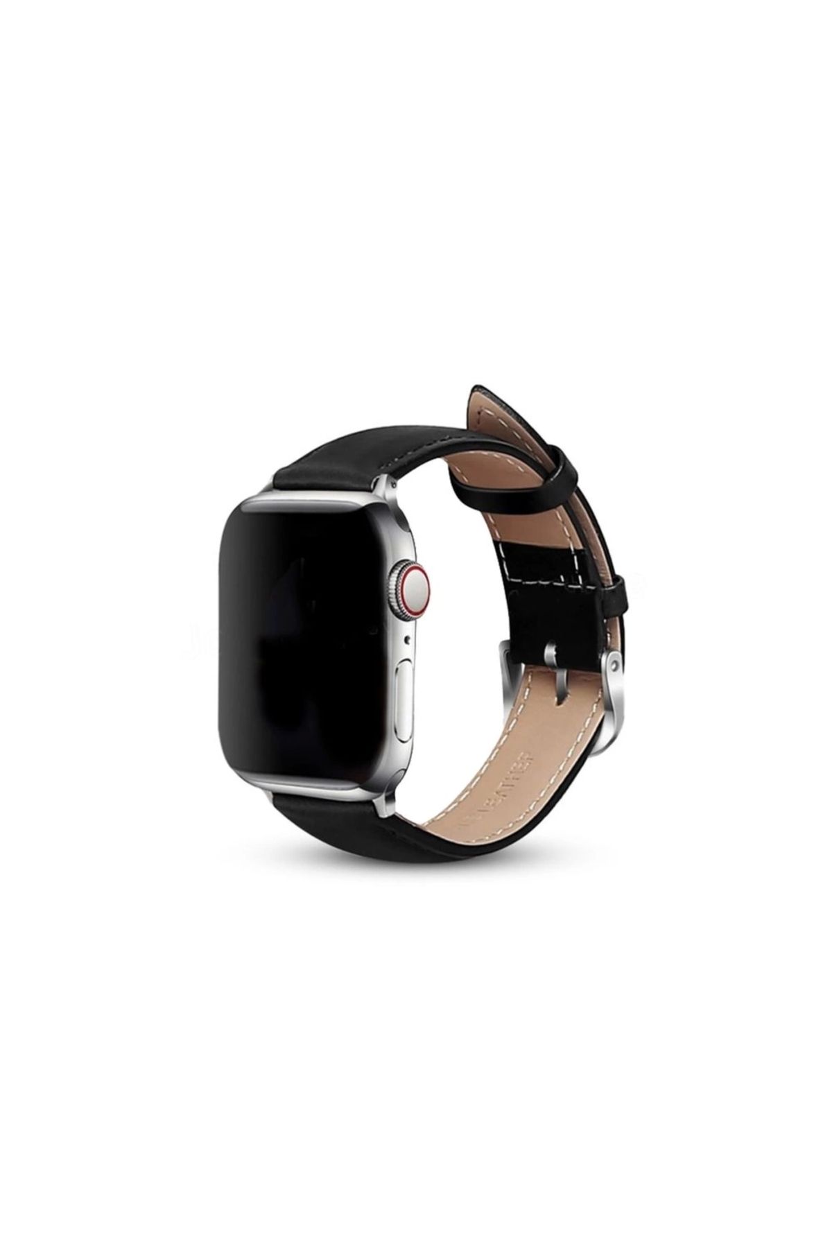 Lisinya Apple Watch 44mm Nl26 Deri Kordon - Ürün Rengi : Taba - Lisinya